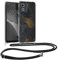 kwmobile Necklace Case kompatibel mit Motorola Moto E13 Hülle - Silikon Cover mit Handykette - Gold Grau Transparent Dschungel