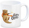 Harry Otter mit Zauberstab Kaffeebecher eine bunte Tasse für Zauberfans Motiv Becher Fischotter Kaffeetasse Niedlicher Kinder Magie Fantasy Zauber Tier