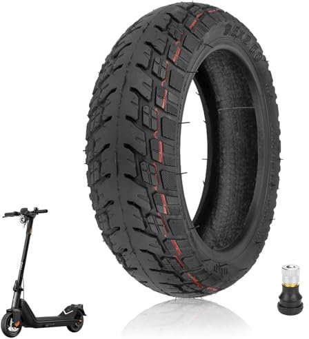 Prodrocam 9,5 Zoll Offroad Tubeless Reifen für Niu KQI3 Max/Pro/Sport Elektroroller 9,5 x 2,50 Vakuumreifen Ersatzreifen Zubehör, mit Ventil (Tubeless*1)