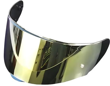 Guajiro - Visier kompatibel mit LS2 | FF320 | FF328 | FF353 | FF800 | Polycarbonatscheibe vorbereitet für Pinlock (Gold)