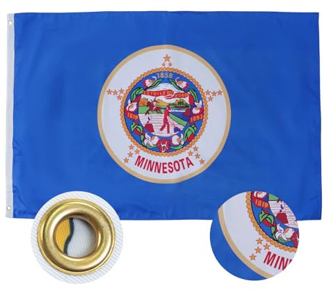 ROTERDON Flagge Minnesota, 30,5 x 45,7 cm