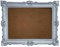 Generisch BILDERRAHMEN Barock 50x70 cm Prunk Rahmen Antik Fotorahmen 70x90 cm Gemälde Rahmen hochzeitsrahmen Werbetafel (Silber)