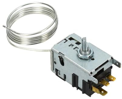 JCSPARES® - Termostato 4 Contatti 077B5224 Compatibile con Rex Compatibile con Electrolux per Modelli: RRB36 RRA36 PC361 Ed Ulteriori