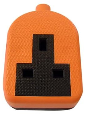 Dencon Trailing Socket 13A 1-Gang Orange