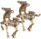 Lurrose 2st Anhänger Kleine Messingwaren Pferdefiguren Dekorativer Briefbeschwerer Vintage-schmuck Autodekoration Anhänger-ornament Pferdekunstfigur Antikes Pferdedekor Pferdezauber