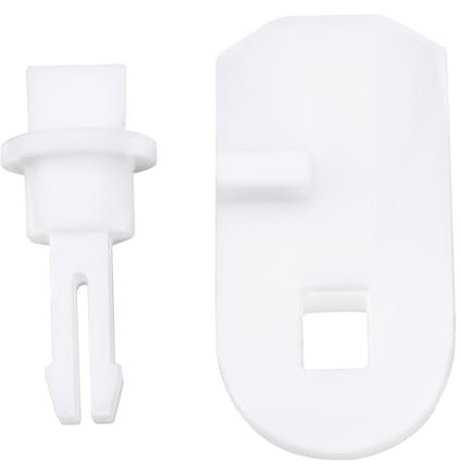 LT Easiyl 2pcs Gas Meter Box Replacement Latch Electric Meter Box Lock Repair Kit Suitable for Most Gas and Electric Meter Boxes White Plastic