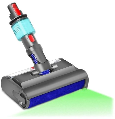 UEDBKCUJ Electric Mop Head Wet And Dry With Washing Brush ,Compatible For Dyson, V7 V8 V10 V11 V15 Green Light Cleans And Dries Hard Floors,Vacuum Cleaner Accessories