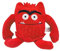 Farbenmonster Plushie, Bunte Monster Plüschtier für eine fröhliche und unbeschwerte Stimmung, Halloween oder Birthday Decorations Monster Kuscheltier Geschenke für Jungen oder Mädchen (Rot)