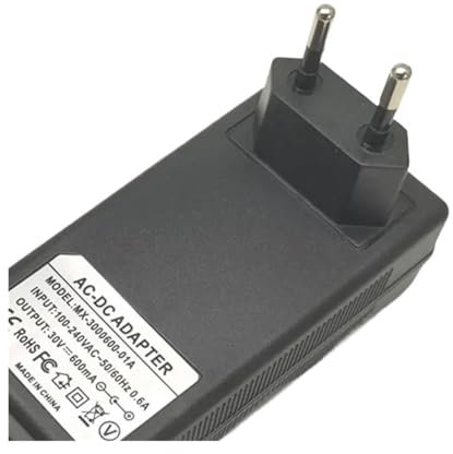 Chargeur secteur 30 V 0,6 A, prise européenne, compatible avec l'aspirateur domestique sans fil Karcher VC6.
