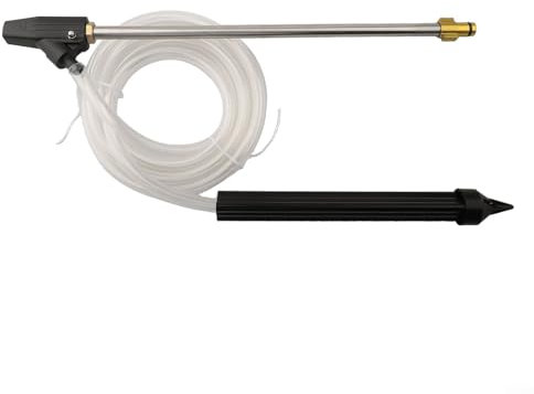 Kit di sabbiatura a umido per idropulitrici ad alta pressione, set completo con sabbiatrice, lancia, tubo flessibile e adattatore per una pulizia efficace (B)