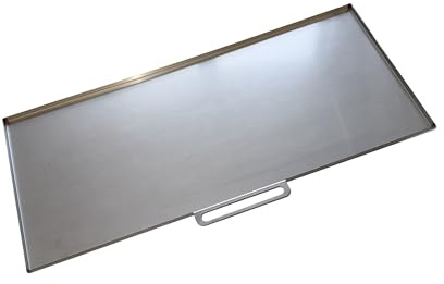EWH Edelstahl Fettauffangblech/Fettwanne/Fettschublade für Gasgrill Enders Boston Black 3 Pro (510x265x10 mm) aus Edelstahl (Bitte unbedingt Maß prüfen !)