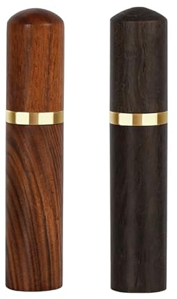 2 Stk Tragbare Mini Nähnadel Aufbewahrung Holz Nadel Etui Zahnstocherhalter für Aufbewahrung Nadeln Zahnstocher und Kleine Gegenstände