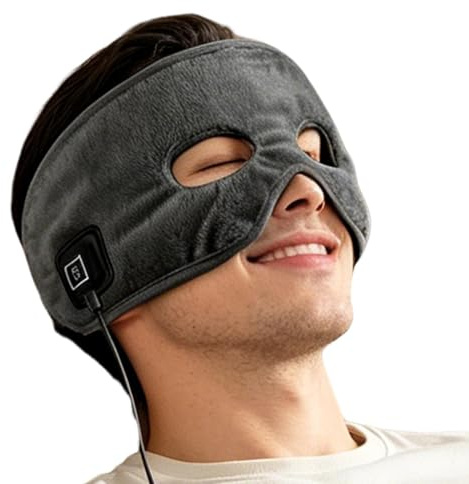 Wärmende Gesichtsmaske Sinusitis, Gesichtsmaske Nasennebenhöhlen, Sinus Wärmer, Mit 3 Temperaturstufen, Tragbare USB-Gesichtsheizung Für Zuhause, Büro, Reise Und Unterwegs