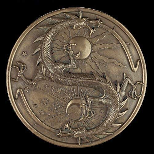 Alchemisten Wandrelief - Doppeldrache - Figur Drache Magie Fantasy