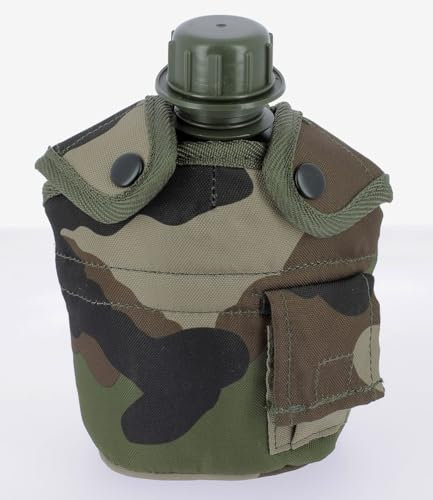 Mil-Tec - Gourde de l’armée américaine, avec gobelet et housse, CCE