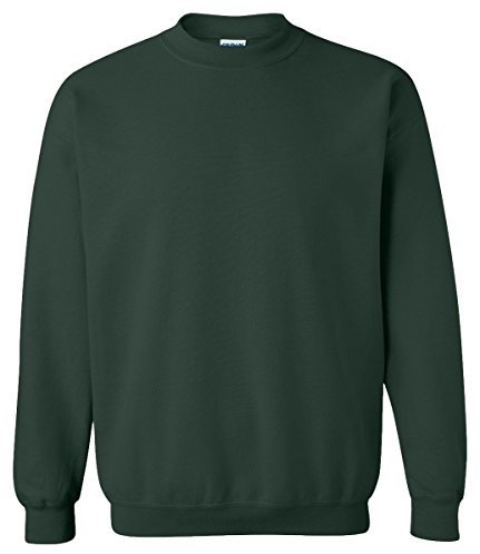 Gildan Herren One-Shoulder Sweatshirt Gr. XXL, Waldgrün