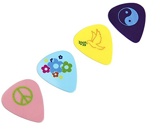 D 'Andrea rpplt Gitarre Plektrum Plektron Picks, 12-teilig, verschiedene Grafiken, dünn