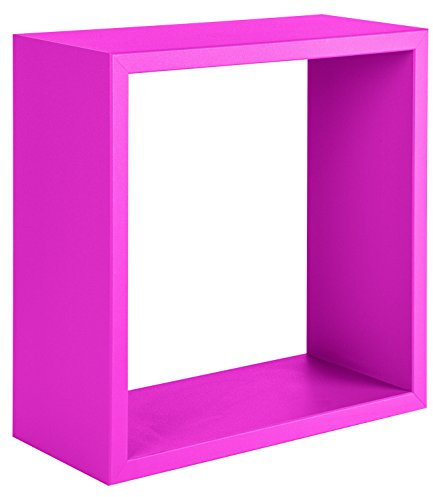 SANITEC Wandregal Modern 15.5x35.0x35.0 cm Fuchsia