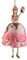 Dekofigur Rosenmädchen Rosa zum Hängen Flower Fairy Figur Dekofigur