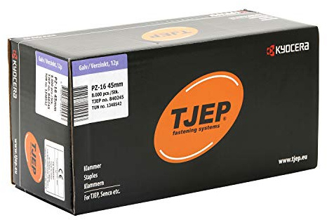 TJEP PZ-16 Klammern 45 mm, verzinkt und geharzt