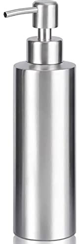 ARKTeK Seifenspender, Premium 304 Edelstahl Flüssigseifenspender für Küche und Badezimmer, 24 Monate nicht rostende