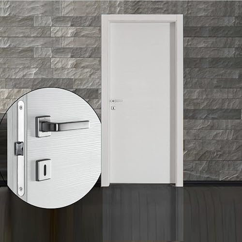 Porta BIANCO 3 D matrix con telaio e mostre WATER RESISTENT (90x210 Sinistro)