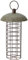 Peckish 60051221 Secret Garden Energy Suet Fat Ball Bird Feeder, 14 x 14 x 25 cm, Metallic