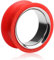 viva-adorno® 1 Stück Silikon Flesh Tunnel Plug Ohr Piercing Edelstahl Inlay Größe 6-40mm Z368, rot 10mm