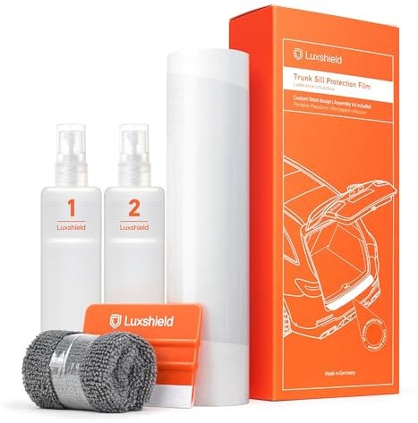 Luxshield Ladekantenschutz Folie für VW UP! 5-Türer AA I 2012-2023 - Stoßstangenschutz, Kratzschutz, Lackschutzfolie - Transparent