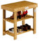 Casaria® Schuhregal mit Sitzfläche Holz Massiv 160kg Belastbarkeit FSC®-Zertifiziert Akazie 3 Ebenen Flur Bad Schuhbank Sitzbank Schuhschrank Braun