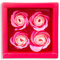 Sevenriver Handgemachte koreanische Rosenblüten aus Seife, Rosa, 4 Stück