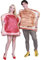 EraSpooky Essen Lebensmittel Marmelade Röstbrot Toast Brot Kostüm Halloween Party Karneval Fastnacht Faschingskostüme für Erwachsene Herren Damen