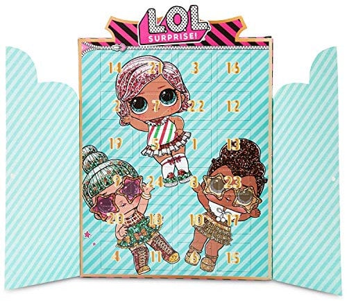 L.O.L Surprise! Adventskalender 2024 Kinder - 24 Lol Puppen Charms, Armband und Halskette