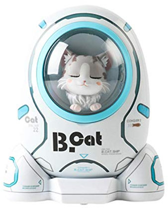 ZXCVBAS Adorable Pet Kawaii Cats And Shiba Inu Cartoon Peripheral Space Capsule Power Bank Cute Creative High-Capacity10000mah Portable Universal Power Supply,B