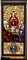 Siunwdiy Fensterfolie, Kirche Glasmalerei Dekorfolie Anti-UV Anti-UV Statische Privatsphäre haftet Film Jesus Religiöse Figuren Dekor,C,70x120cm(28x47)
