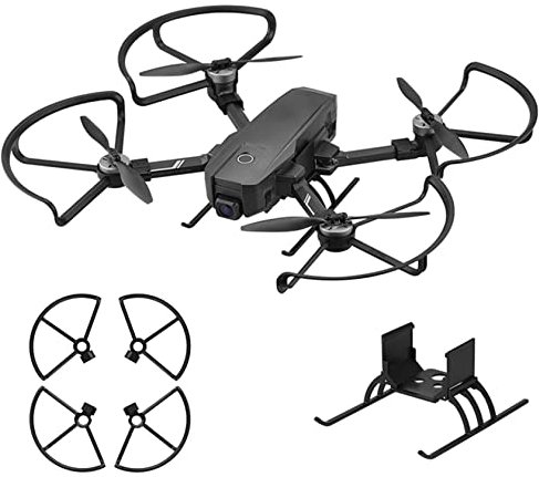 Hensych 2-in-1 Propellerschutz mit faltbarem Kollisionsring für Heilstein HS720/720E Drohne, Propellerschutz, Schnellspanner-Schutzring, Schutzkäfig + Verlängerungsbeine