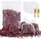 100g Hochzeitskonfetti Getrocknete Blumen Konfetti + 30pcs Organzasäckchen + 2pcs Löffel, Trockenblumen Konfetti Blumenkonffetti für Hochzeiten Hochzeitsparty Dekoration