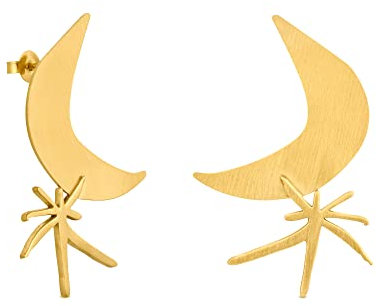 GOLDENE OHRRINGE MIRÓ JEWELRY | Entworfen von Joidart | Miró-Kollektion | 24 Karat vergoldetes Metall