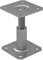 Heavy Duty Galvanised Adjustable 100-150mm Elevated Post Base Support for Pergola Terrace Gazebo (100mm x 130mm)