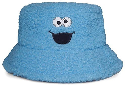 Difuzed Cookie Monster - Fur/Teddy Bucket Hat Hut Mütze Cap