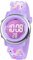 Vicloon Montre Enfant Fille Garcon, Montre Enfant Numérique Sport, 30M Etanche Multifonction Électronique Montres 7 Couleur LED Rétro Eclairage pour 3-12 Ans Enfants Fille Garçon (Violet Clair)