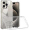 CAPTOR Cover Trasparente per iPhone 15 Pro Max, Custodia TPU in Silicone Morbida e Sottile, Alta Qualità con Bordo Rialzato per Schermo e Protezione Fotocamera (Bordi Rialzati e Protezione Fotocamera)