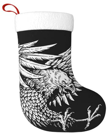 Predator Black Adler Weihnachtsstrumpf Socken Strümpfe Taschen Hängende Socken Ornament Für Weihnachtsbaum Dekor Geschenke