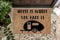 MIAOMANSENSTORE Door mat indoor Home Is Where You Park It Camping Doormat, Camping Lovers Home Doormat Home Decor