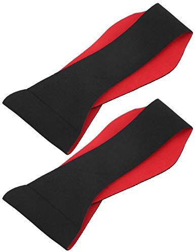 ZAWELIYO 2Pcs Swimming Ear Protector Hair Band, Waterproof Sports Headband, Prevent Water in Ears and Bind Hair for Water Sports, Yoga Sports and Sleep (Black)