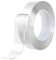 Foyscr Heavy Duty Double Sided Tape, Transparent Tape, Strong Mounting Tape, Multi-Purpose Nano Gel Double Sided Tape, Reusable, Non-Tracking Wall Tape for Photos, Posters (3m x 2cm x 2mm)