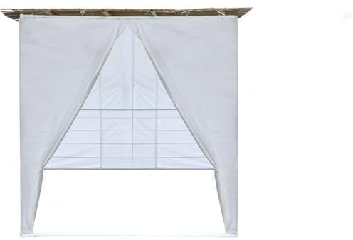 Habitat et Jardin Sukkah in Kit Nina Regolabile - 3 x 2-1 Rotolo di bambù e 3 doghe di Legno