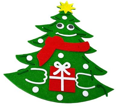 Storm&Lighthouse Green Sew Your Own Felt Christmas Tree Puppet DIY Christmas Craft for Boys and Girls Unisex Toys Xmas Party Favour Stocking Filler Christmas Eve Box Game