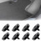 EUYKQNOI Support De Tapis Voiture,Clip Tapis Voiture,8 Pièces Tapis De Sol/Clip De Fixation,Clips Tapis De Sol Voiture,Antidérapants Clip Tapis De Sol Voiture,Tapis Voiture Clips Fixation Antidérapant