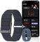 Fitness Tracker, Wasserdicht Aktivitätstracker, 127 Sportmodi, Blutdruck und SpO2 Messung, Herzfrequenz und Schlafüberwachung, GPS Fitnessuhr mit 30 Tage Akku, Inklusive Blauer Silikonarmband